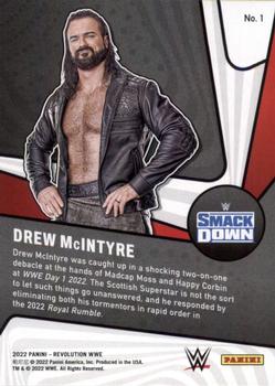 2022 Panini Revolution WWE - Supernova #1 Drew McIntyre Back