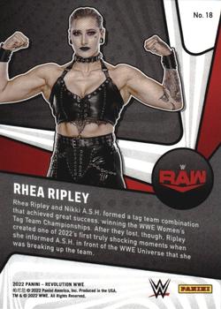 2022 Panini Revolution WWE - Supernova #18 Rhea Ripley Back