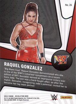 2022 Panini Revolution WWE - Supernova #26 Raquel Gonzalez Back