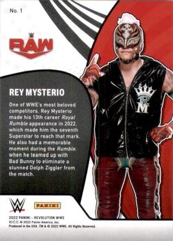 2022 Panini Revolution WWE - Vortex #1 Rey Mysterio Back