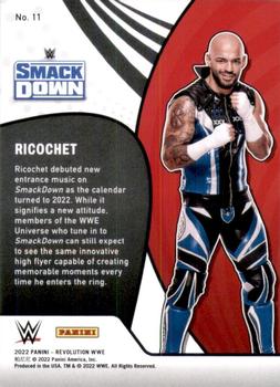 2022 Panini Revolution WWE - Vortex #11 Ricochet Back