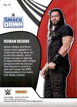 2022 Panini Revolution WWE - Vortex #21 Roman Reigns Back