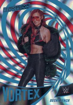 2022 Panini Revolution WWE - Vortex Sunburst #12 Becky Lynch Front