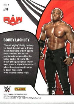 2022 Panini Revolution WWE - Vortex Lava #4 Bobby Lashley Back