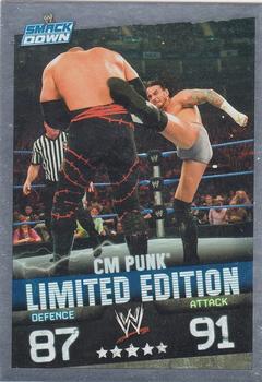 2010 Topps Slam Attax WWE Evolution - Limited Edition #NNO CM Punk Front