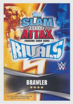 2014 Topps Slam Attax Rivals #38 Seth Rollins Back