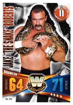 2014 Topps Slam Attax Rivals #143 Jake The Snake Roberts Front