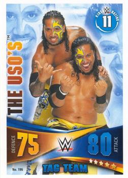 2014 Topps Slam Attax Rivals #196 The Usos Front