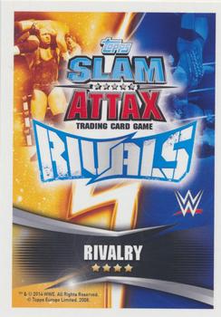 2014 Topps Slam Attax Rivals #208 Wyatt Family / The Shield Back