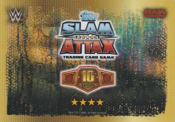 2017 Topps Slam Attax WWE 10th Edition - Advent Calendar Exclusive #A5 Jeff Hardy Back