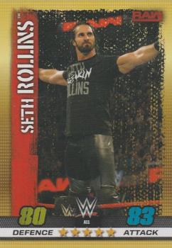 2017 Topps Slam Attax WWE 10th Edition - Advent Calendar Exclusive #A11 Seth Rollins Front