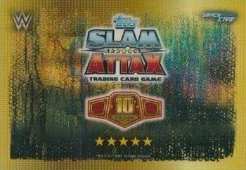 2017 Topps Slam Attax WWE 10th Edition - Advent Calendar Exclusive #A14 Charlotte Flair Back
