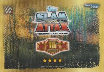 2017 Topps Slam Attax WWE 10th Edition - Advent Calendar Exclusive #A18 Shinsuke Nakamura Back