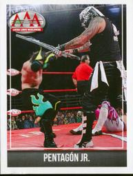 2016 Panini AAA Lucha Libre Worldwide Album Stickers #61 Pentagon Jr. Front
