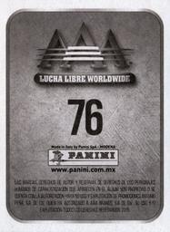 2016 Panini AAA Lucha Libre Worldwide Album Stickers #76 El Hijo del Fantasma Back