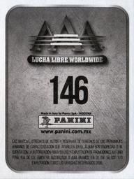 2016 Panini AAA Lucha Libre Worldwide Album Stickers #146 Averno Back