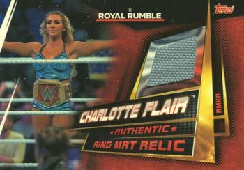 2019 Topps Slam Attax Universe WWE - Ring Mat Relics #RMKA Charlotte Flair Front