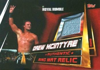 2019 Topps Slam Attax Universe WWE - Ring Mat Relics #RMNB Drew McIntyre Front