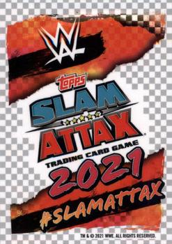 2021 Topps Chrome Slam Attax WWE #7 Angelo Dawkins Back