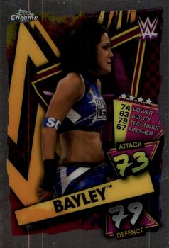 2021 Topps Chrome Slam Attax WWE #11 Bayley Front