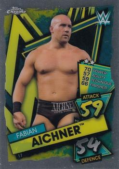 2021 Topps Chrome Slam Attax WWE #17 Fabian Aichner Front