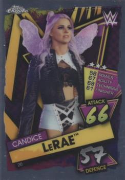 2021 Topps Chrome Slam Attax WWE #20 Candice LeRae Front