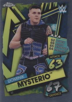 2021 Topps Chrome Slam Attax WWE #32 Dominik Mysterio Front