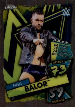 2021 Topps Chrome Slam Attax WWE #38 Finn Balor Front