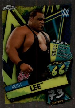 2021 Topps Chrome Slam Attax WWE #52 Keith Lee Front