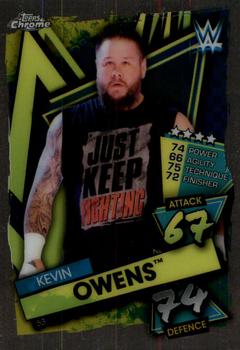 2021 Topps Chrome Slam Attax WWE #53 Kevin Owens Front