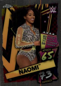 2021 Topps Chrome Slam Attax WWE #72 Naomi Front