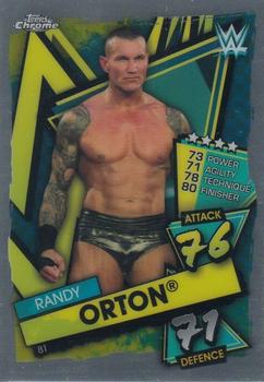 2021 Topps Chrome Slam Attax WWE #81 Randy Orton Front