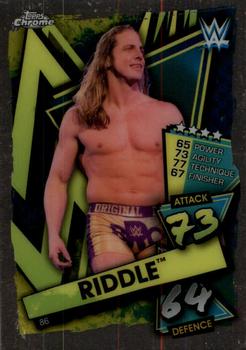 2021 Topps Chrome Slam Attax WWE #86 Riddle Front