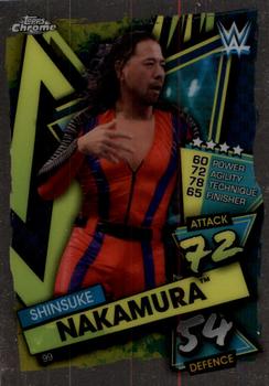 2021 Topps Chrome Slam Attax WWE #99 Shinsuke Nakamura Front
