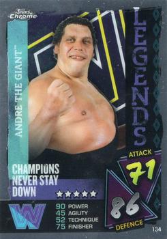 2021 Topps Chrome Slam Attax WWE #134 Andre the Giant Front