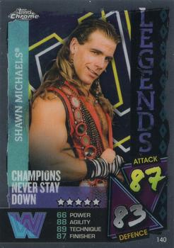 2021 Topps Chrome Slam Attax WWE #140 Shawn Michaels Front