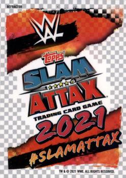 2021 Topps Chrome Slam Attax WWE - Refractors #90 MVP Back