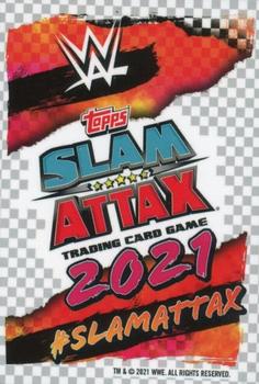 2021 Topps Chrome Slam Attax WWE - Speckle Refractors #2 AJ Styles Back