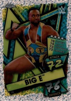2021 Topps Chrome Slam Attax WWE - Speckle Refractors #14 Big E Front