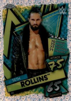 2021 Topps Chrome Slam Attax WWE - Speckle Refractors #95 Seth Rollins Front