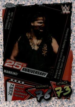 2021 Topps Chrome Slam Attax WWE - Speckle Refractors #116 Mankind Front