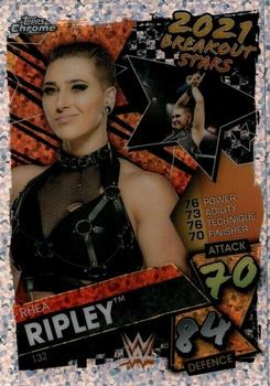 2021 Topps Chrome Slam Attax WWE - Speckle Refractors #132 Rhea Ripley Front