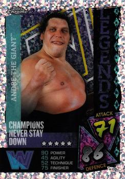 2021 Topps Chrome Slam Attax WWE - Speckle Refractors #134 Andre the Giant Front