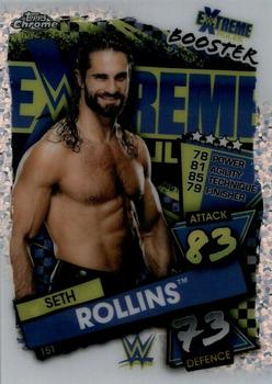 2021 Topps Chrome Slam Attax WWE - Speckle Refractors #151 Seth Rollins Front