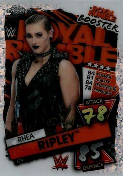 2021 Topps Chrome Slam Attax WWE - Speckle Refractors #174 Rhea Ripley Front