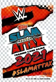 2021 Topps Chrome Slam Attax WWE - Black Refractors #150 Kevin Owens Back