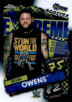 2021 Topps Chrome Slam Attax WWE - Black Refractors #150 Kevin Owens Front