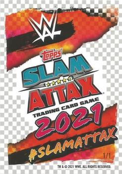 2021 Topps Chrome Slam Attax WWE - Superfractors #53 Kevin Owens Back