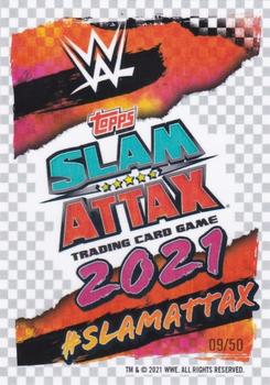 2021 Topps Chrome Slam Attax WWE - Autographs #A-AJ AJ Styles Back