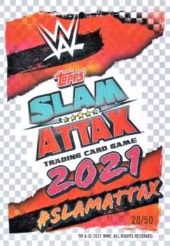 2021 Topps Chrome Slam Attax WWE - Autographs #A-KR Kay Lee Ray Back